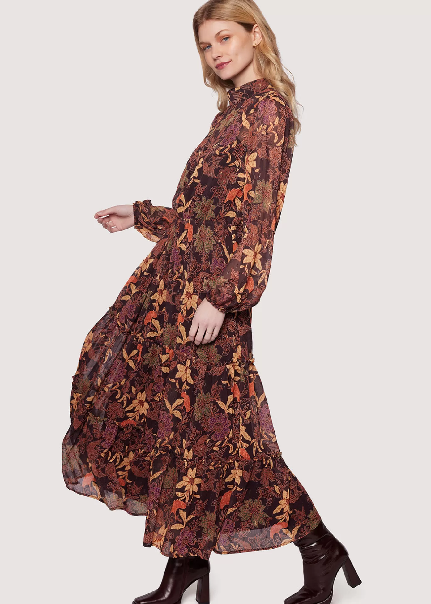 Lost + Wander Wild Bergamot Long Sleeves Maxi Dress* Dresses